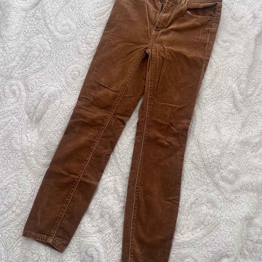 Golden Brown Corduroy Pants